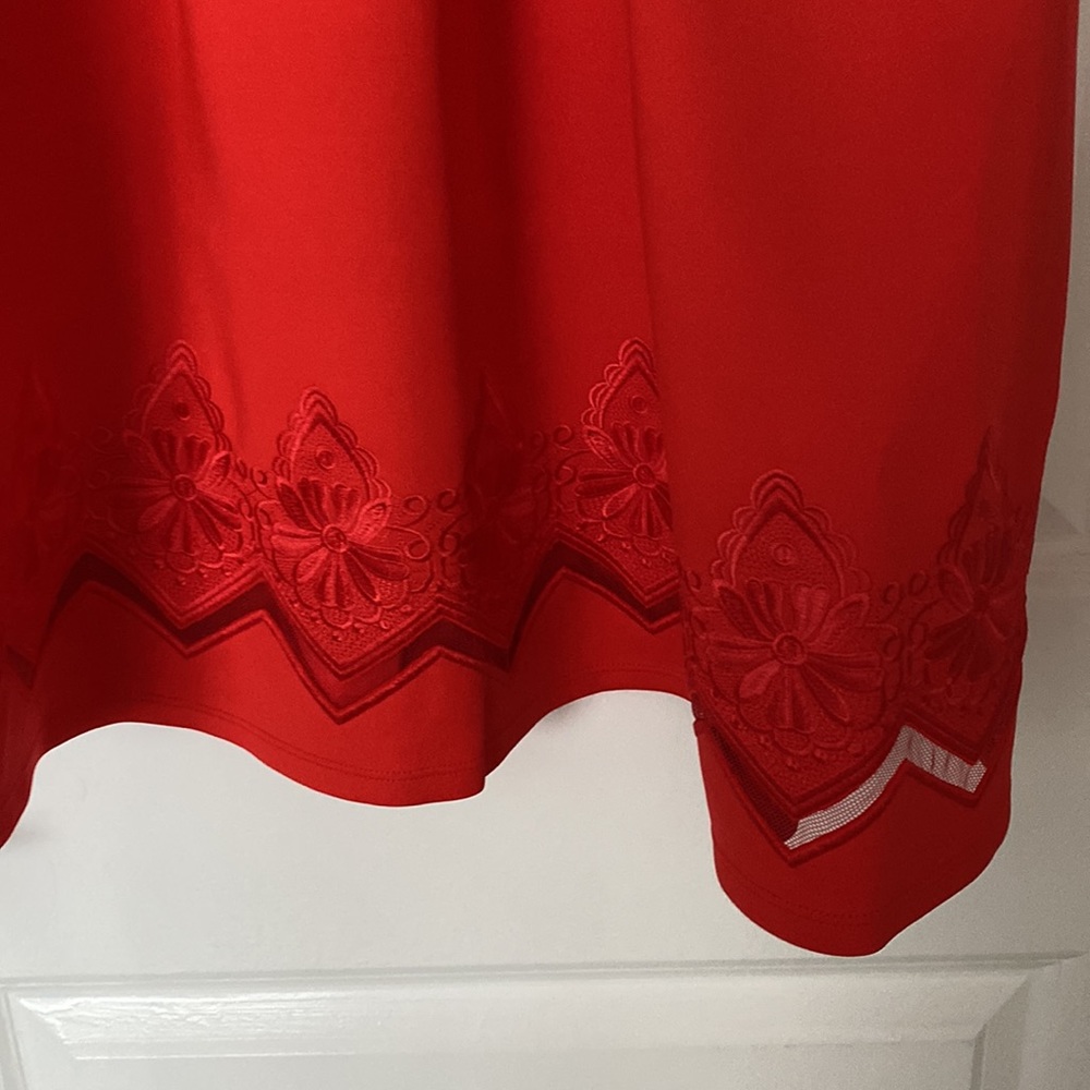 Coral Ted Baker Chesska Dress Size 5 (12) NWT - Picture 5 of 10